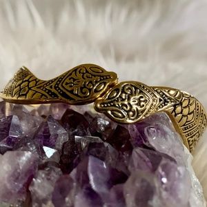 Vintage Snake Cuff Bracelet